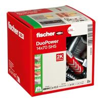 Fischer 538259 DUOPOWER 14x70 S LD 2-componenten plug 70 mm 14 mm 10 stuk(s) - thumbnail