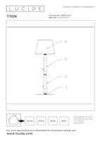 Lucide TYON - Oplaadbare Tafellamp Binnen/Buiten - Accu/Batterij - LED Dimb. - 1x2W 2700K - IP65 - Zwart - thumbnail