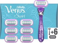 Gillette Gillette Venus Deluxe Smooth Swirl Scheersysteem Voor Vrouwen + 5 Scheermesjes - thumbnail