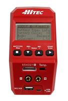 Unbekannt 114131 Hitec modelbouw-multifunctionele oplader 12 V, 230 V 6 A, zwart/rood - thumbnail