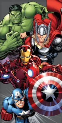 Marvel Avengers strandlaken War 70 x 140 cm Marvel Avengers strandlaken War 70 x 140 cm