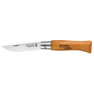Zakmes Opinel Nº4 Koolstofstaal beukenhout 5 cm
