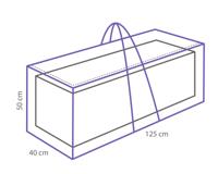 Outdoor Covers Kussentas 125x40x50cm antraciet - thumbnail