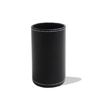 Faux leder lederen Penholder Desk supplies organisator (zwart) - thumbnail
