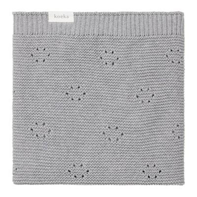 Koeka Au jour le jour gebreide baby ledikantdeken 100x140 cm rocky