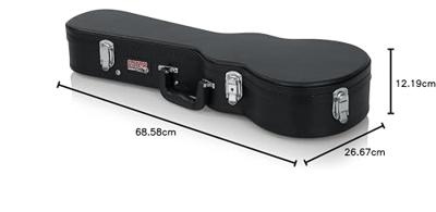 Gator Cases GWE-UKE-CON houten koffer voor concert ukelele