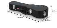 Gator Cases GWE-UKE-CON houten koffer voor concert ukelele - thumbnail
