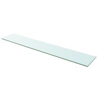 VidaXL Wandschap transparant 110x20 cm glas - thumbnail