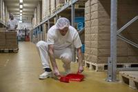 Stofblik Vikan 330x295mm rood kunststof - thumbnail