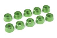 Aluminium Washer voor M5 Socket Head Screws (BD: 12mm) - groen - 10st - thumbnail