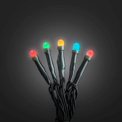 Konstsmide 6341-520 Micro-lichtketting Binnen werkt op het lichtnet Aantal lampen 20 LED RGB Verlichte lengte: 1.33 m Frosted
