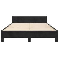 Bedframe zonder matras 120x200 cm fluweel zwart - thumbnail