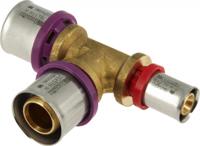 Bonfix Perskoppeling - 3x Alu-pers - T-koppeling - verlopend - 26 x 26 x 16mm - thumbnail