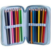 Pennenzak Frozen Donkerblauw 12,5 x 6,5 x 19,5 cm - thumbnail