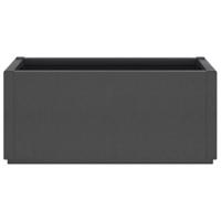 VidaXL Plantenbak 80x36x35 cm polypropeen donkergrijs - thumbnail