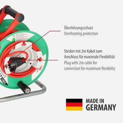 Brennenstuhl Garant G IP44 Tuinhaspel, 23 +2m Kabelhaspel - thumbnail