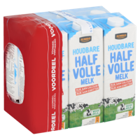 Jumbo Houdbare Halfvolle Melk Voordeelverpakking 6 x 1 L - thumbnail