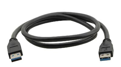Kramer Electronics USB-A (M) naar USB-A (M) 3.0, 0,9 m, USB-kabel 0,9 m, USB A, zwart - USB-kabel (0,9 m, 0,9 m, USB A, 2.0, stekker/stekker, zwart)