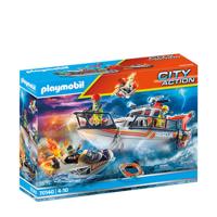 Playmobil 70140 Redding Op Zee: Brandbestrijdings Missie Met - thumbnail