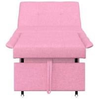 Slaapbank Roze 194 x 67 x 37 cm Stof - thumbnail