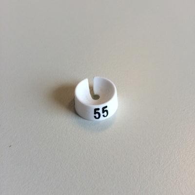 MB wit/zwart 55 voor op kledinghanger