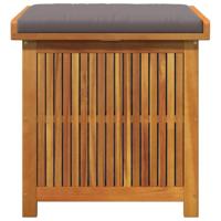 Kussenbox voor buiten 60x50x61 cm massief acaciahout - thumbnail