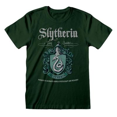 Harry Potter T-Shirt Slytherin Green Crest Size L