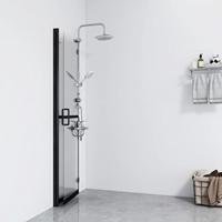 Inloopdouchewand inklapbaar 120x190 cm ESG-glas transparant - thumbnail