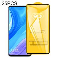 Voor Huawei P Smart Pro 2019 25 PCS 9D Full Glue Full Screen Tempered Glass Film - thumbnail