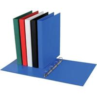 Ringband Quantore A4 4-rings D-mech 20mm PP blauw | 20 stuks - thumbnail