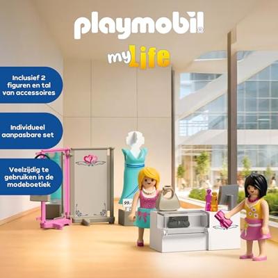 PLAYMOBIL My Life hippe modeboetiek 72081
