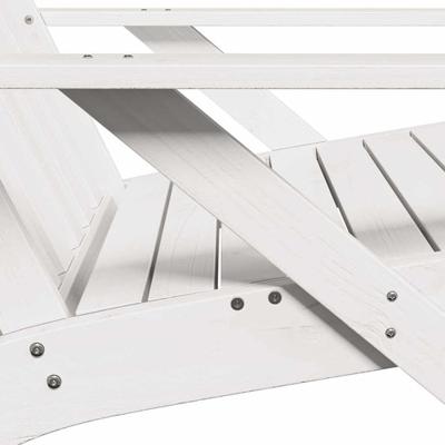 Tuinstoel Adirondack 75x77x77 cm massief grenenhout wit Tuinstoel Adirondack 75x77x77 cm massief grenenhout wit