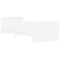 Bedframe met lades wit 90x200 cm - thumbnail