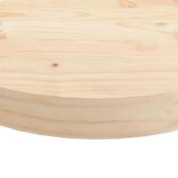 Tafelblad rond 50x3 cm massief grenenhout - thumbnail