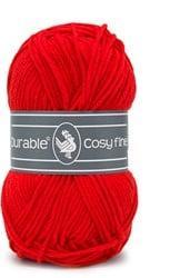 Durable Cosy Fine - Deep red - Haakgaren / Breigaren