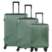 Enrico Benetti Louisville kofferset driedelig-Olive - thumbnail