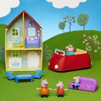 Peppa en haar familiehuisset - PEPPA PIG - Speelgoed voor 3-jarigen - Inclusief leuke accessoires - thumbnail