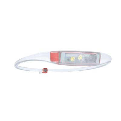 Knog hoofdlamp "quokka run" headlight quokka run transparent / coral