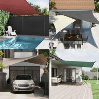 Zonnezeil Geel 2x2x2 m 100% Polyester Oxford - thumbnail