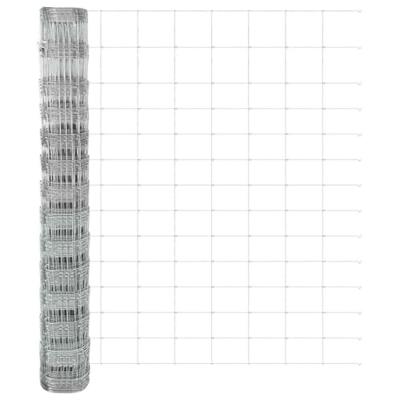 Weidehekwerk Zilver 50 x 1.4 m Gegalvaniseerd staal