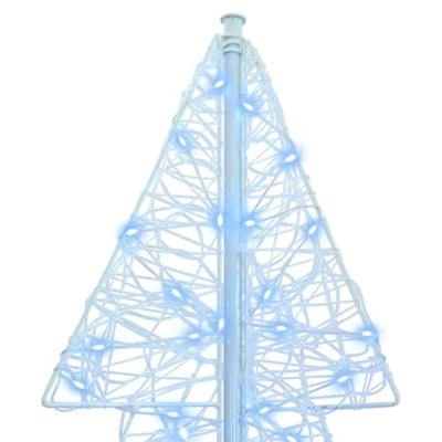Kerstboom met 240 LED Koud Wit 180 cm Acryl