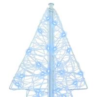 Kerstboom met 240 LED Koud Wit 180 cm Acryl - thumbnail