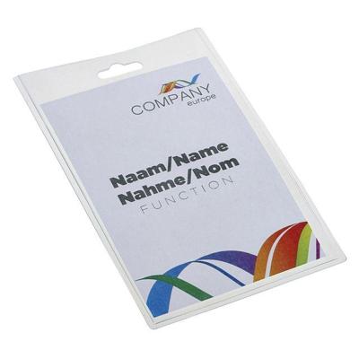 Badge - pashouder Europel gesloten 60x90mm | 24 stuks