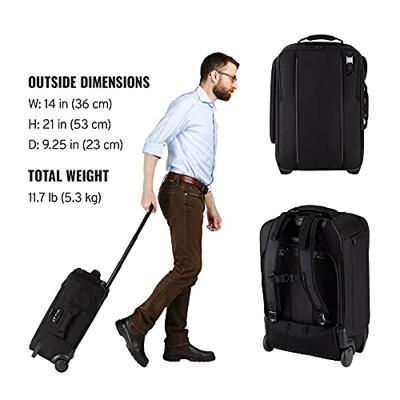 Tenba Roadie Hybrid Roller 21 zwart Tenba Roadie Hybrid Roller 21 zwart