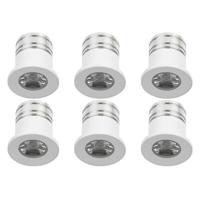 LED Veranda Spot Verlichting 6 Pack - Velvalux - 3W - Natuurlijk Wit 4000K - Inbouw - Dimbaar - Rond - Mat Wit - Aluminium - Ø31mm - thumbnail
