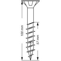 SPAX 0197000801005 Houtschroef 8 mm 100 mm T-STAR plus RVS A2 50 stuk(s) - thumbnail