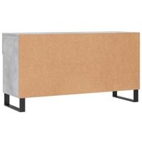 VidaXL Schoenenbank 102x35x55 cm bewerkt hout betongrijs - thumbnail