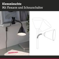 Paulmann Vitis 95430 Klemlamp LED E14 20 W Zwart - thumbnail