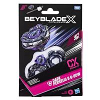 Beyblade X, Starter Pack Dark Perseus B 6-80W CX met verdedigingstype top en launcher, voor 8 jaar en ouder - thumbnail