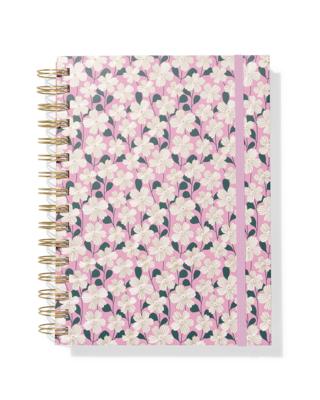 HEMA Notitieboek A5 gelinieerd bloemen (multi)